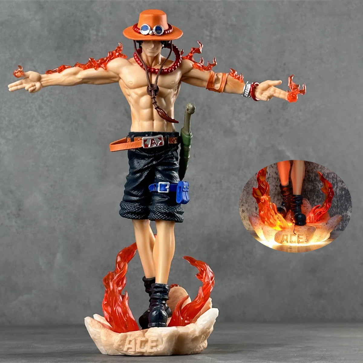 One Piece Portgas D. Ace Fire Fist Battle Figure