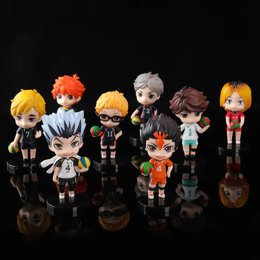 Haikyu!! 8-Piece Chibi Figure Set