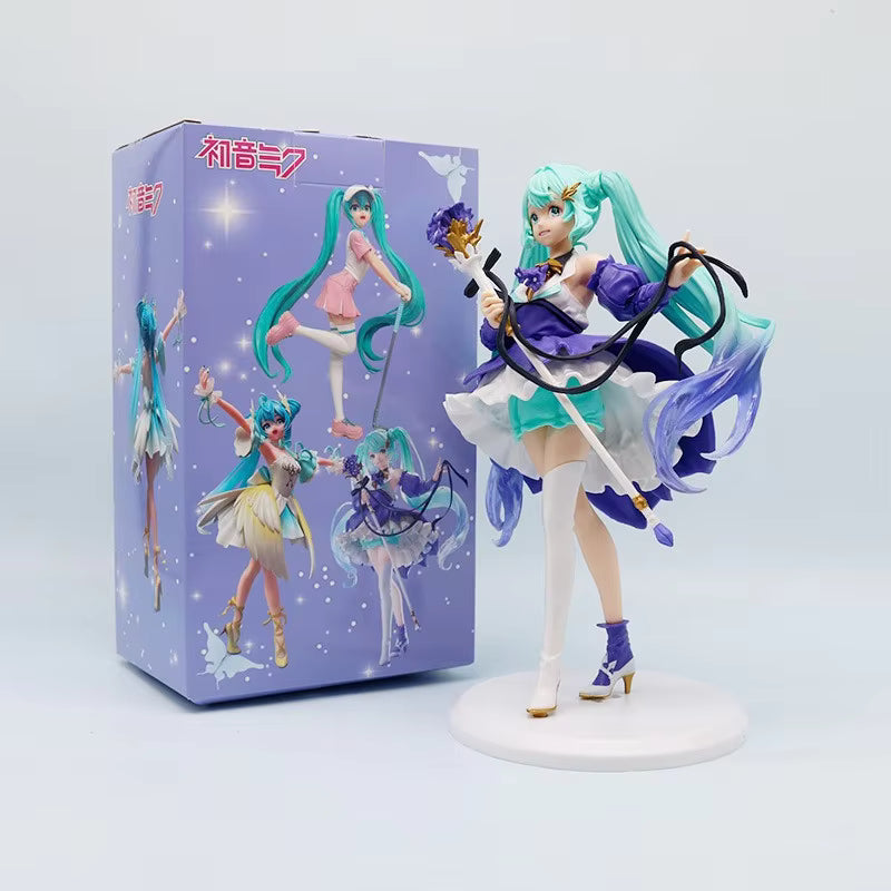 Vocaloid Hatsune Miku Flower Staff Dress Figure