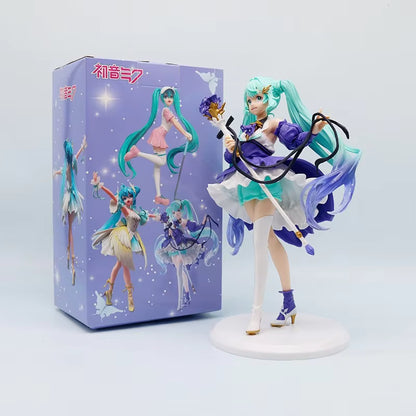 Vocaloid Hatsune Miku Flower Staff Dress Figure