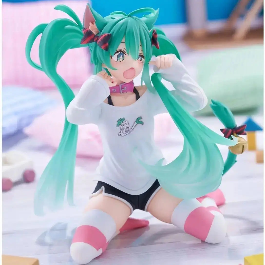 Vocaloid Hatsune Miku Cat Girl Roomwear Figure