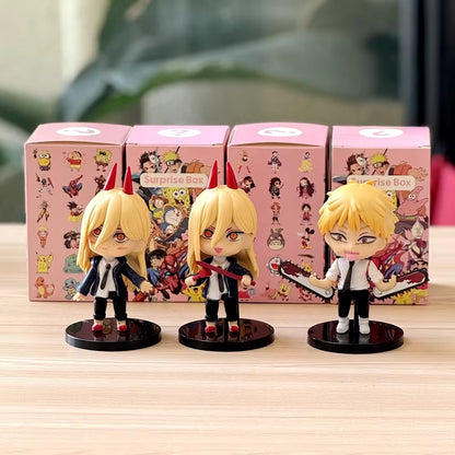 Chainsaw Man Denji Power & Pochita Chibi Figure Set