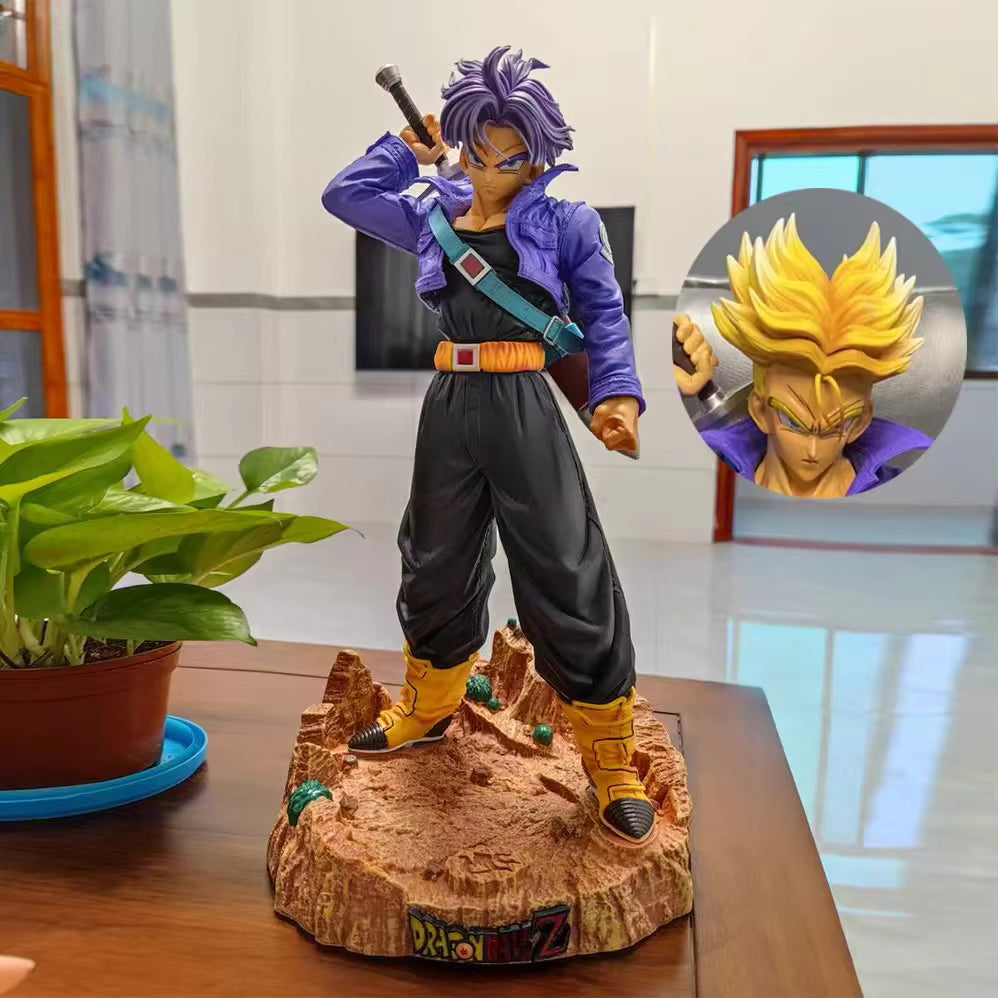 Dragon Ball Z Future Trunks Interchangeable Head Figure