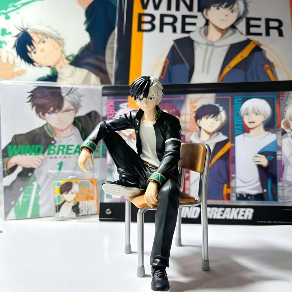 Wind Breaker Haruka Sakura Sitting Figure