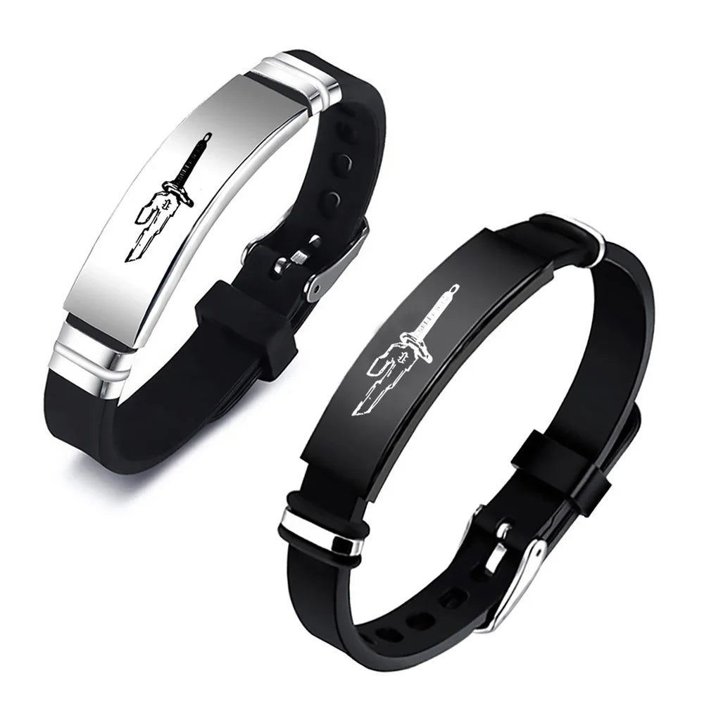 Jujutsu Kaisen Toji Fushiguro Inverted Spear Strap Bracelet