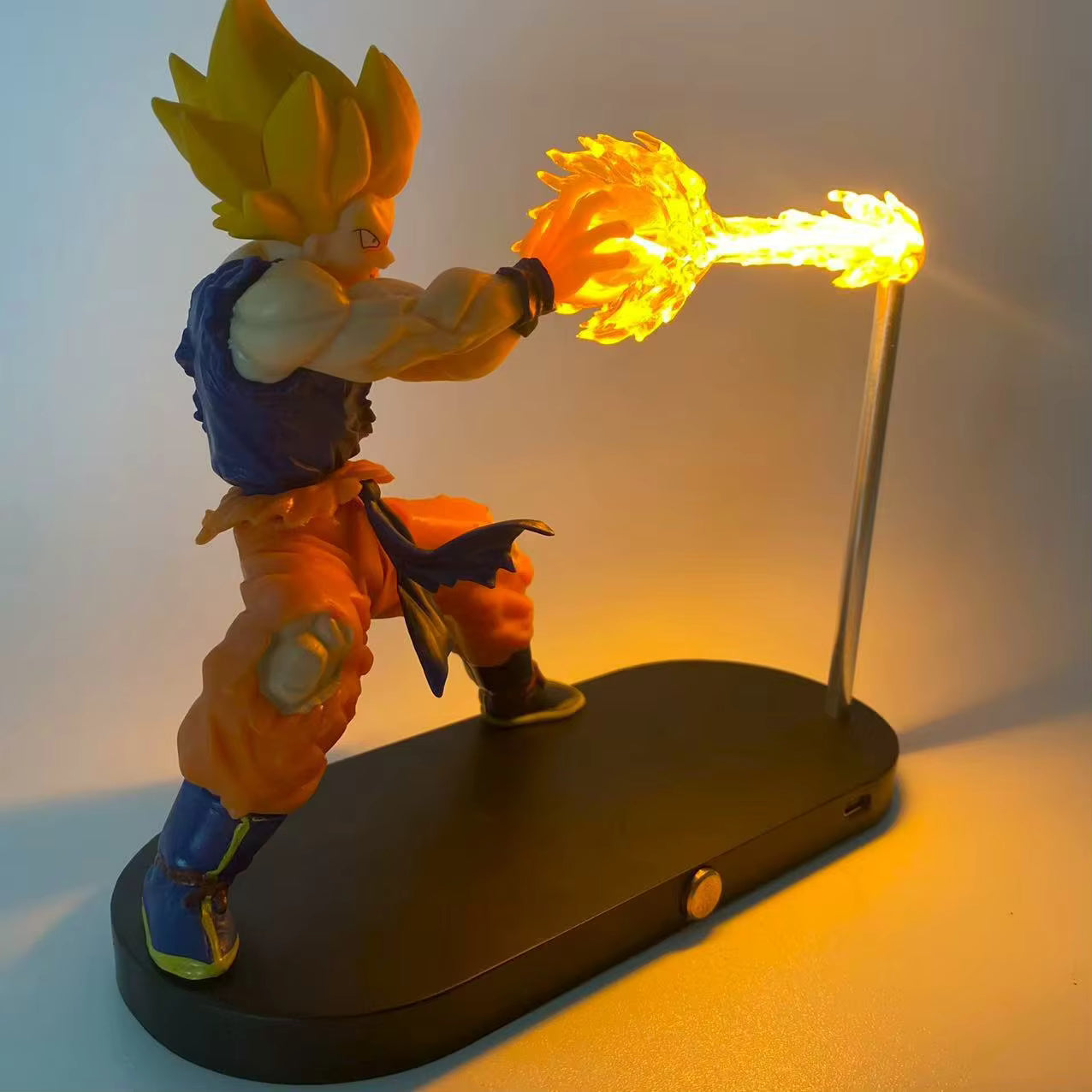 Dragon Ball Z Super Saiyan Goku Kamehameha LED Night Light Figure