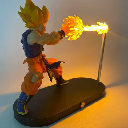 Dragon Ball Z Super Saiyan Goku Kamehameha LED Night Light Figure