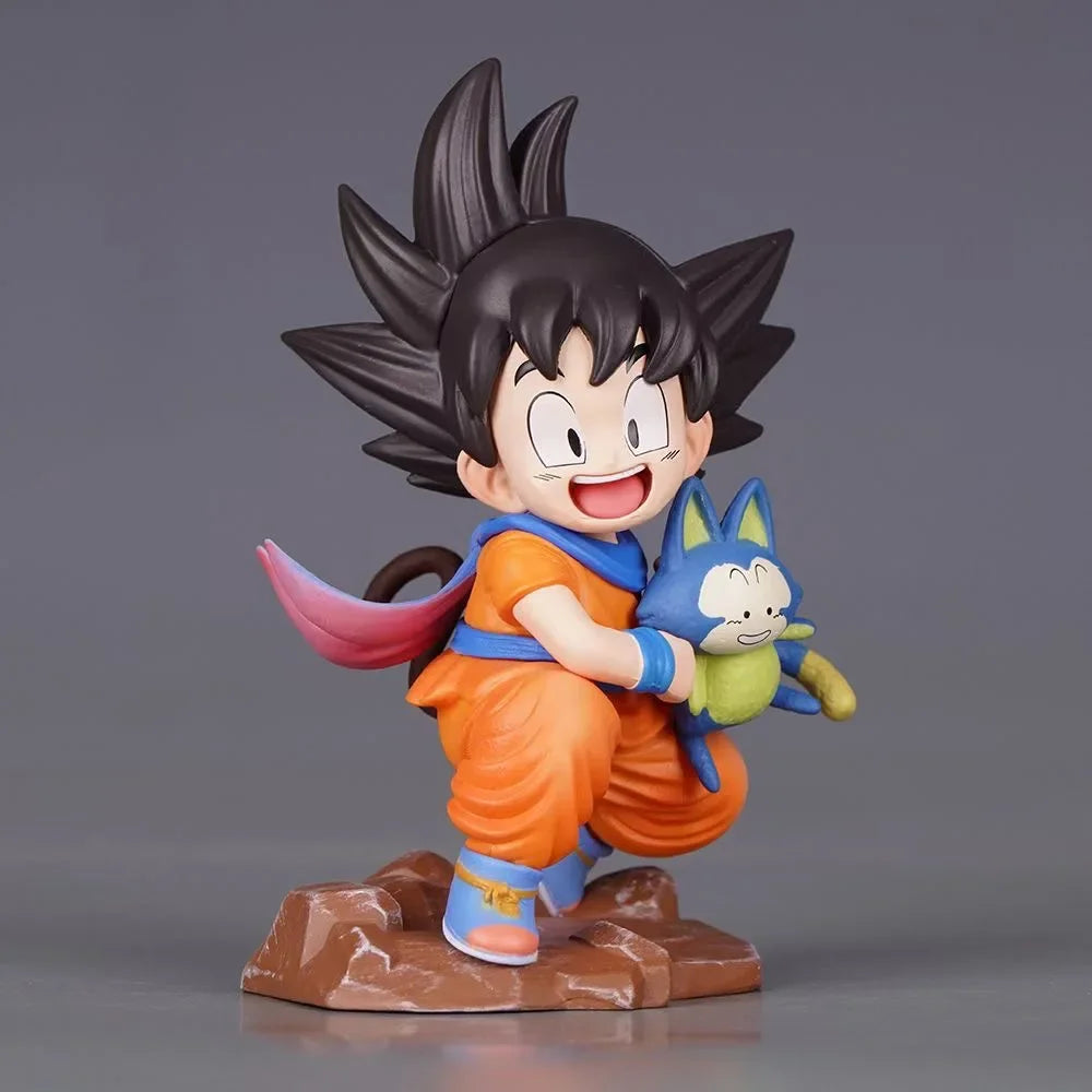 Dragon Ball Kid Goku with Puar Chibi Figure