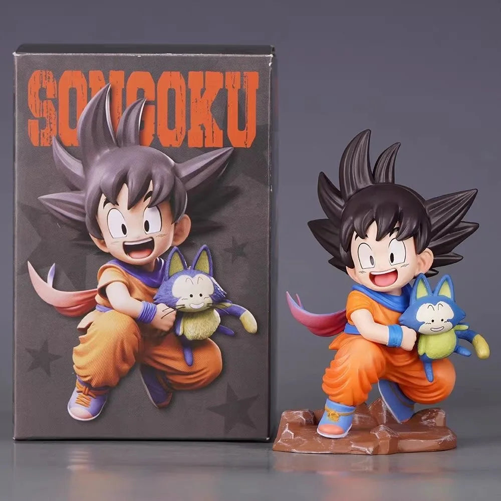 Dragon Ball Kid Goku with Puar Chibi Figure