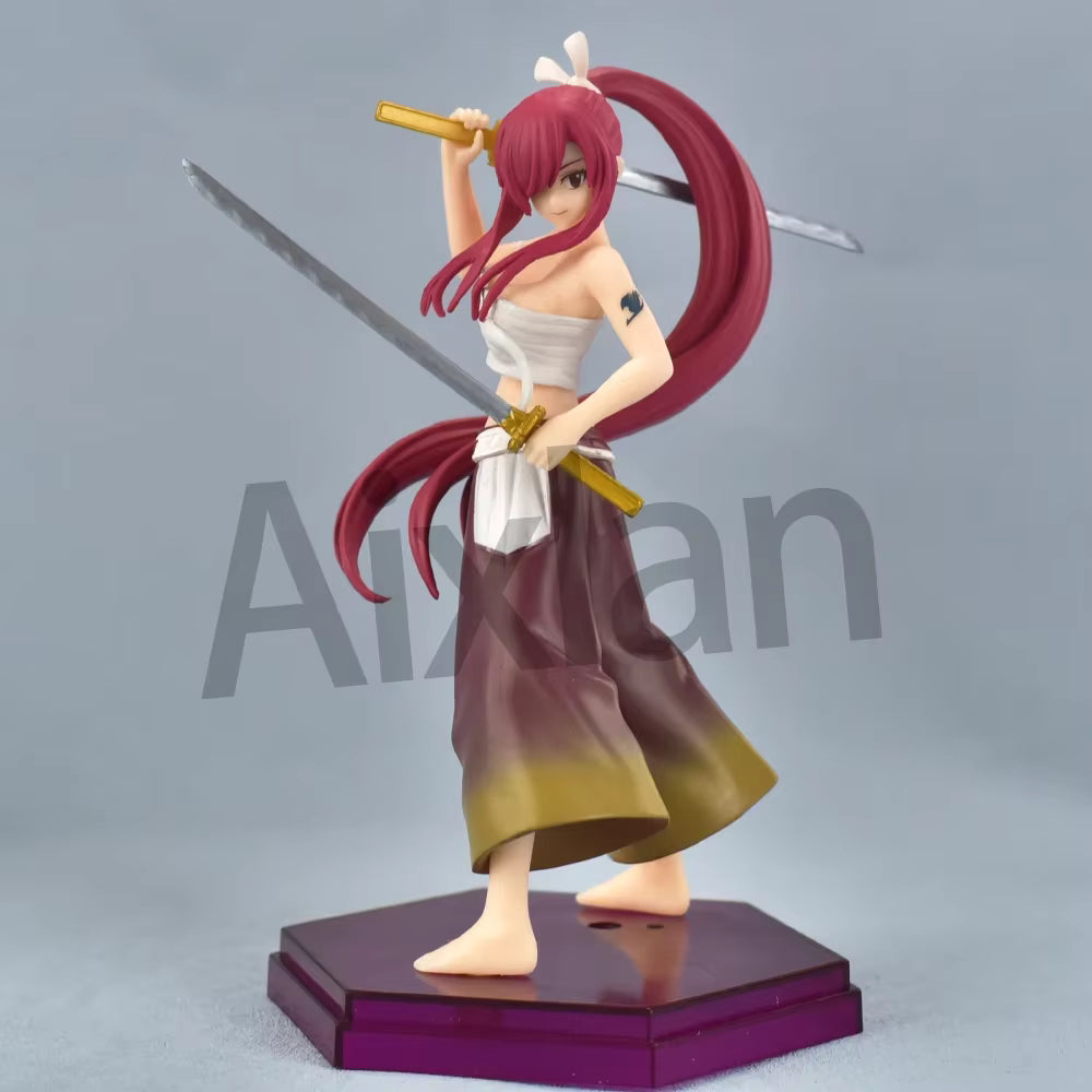 Fairy Tail Erza Scarlet Clear Heart Clothing Figure