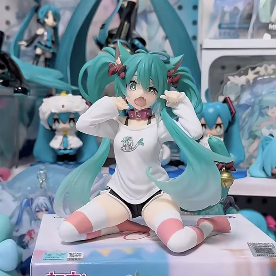 Vocaloid Hatsune Miku Cat Girl Roomwear Figure