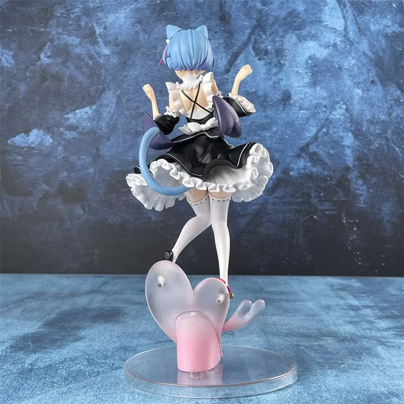Re:Zero Rem Cat Ear Maid Figure