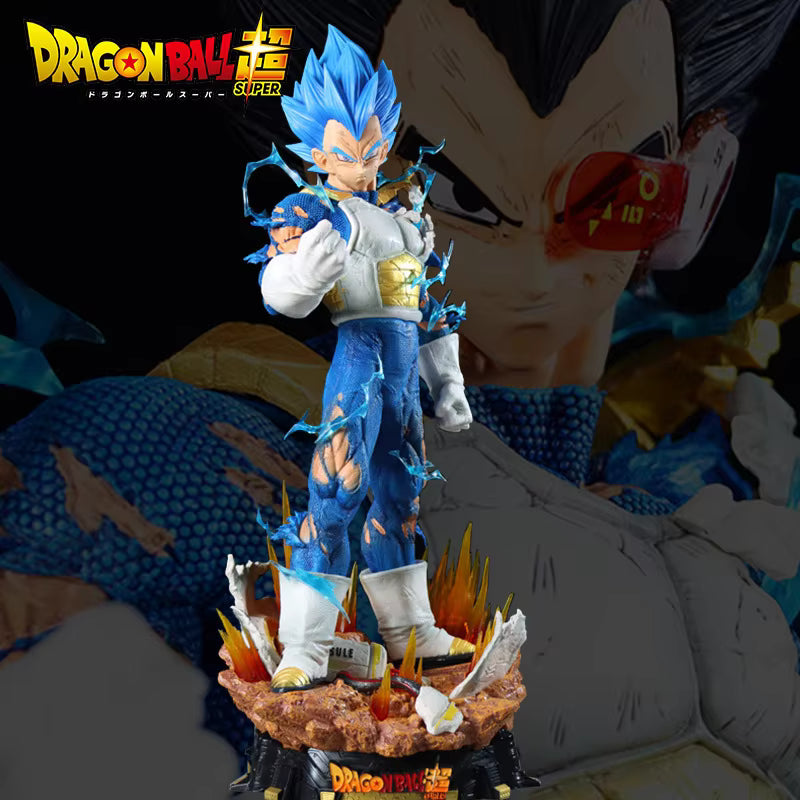 Dragon Ball Super Vegeta Battle Damaged Interchangeable Head Figure