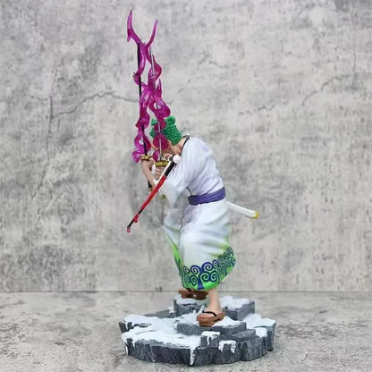 One Piece Roronoa Zoro Purgatory Oni Giri Scythe Figure