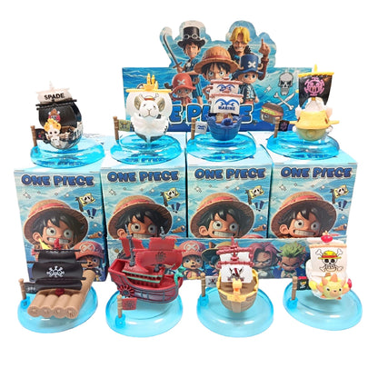 One Piece Pirate Ships Mini Figure Blind Box Set