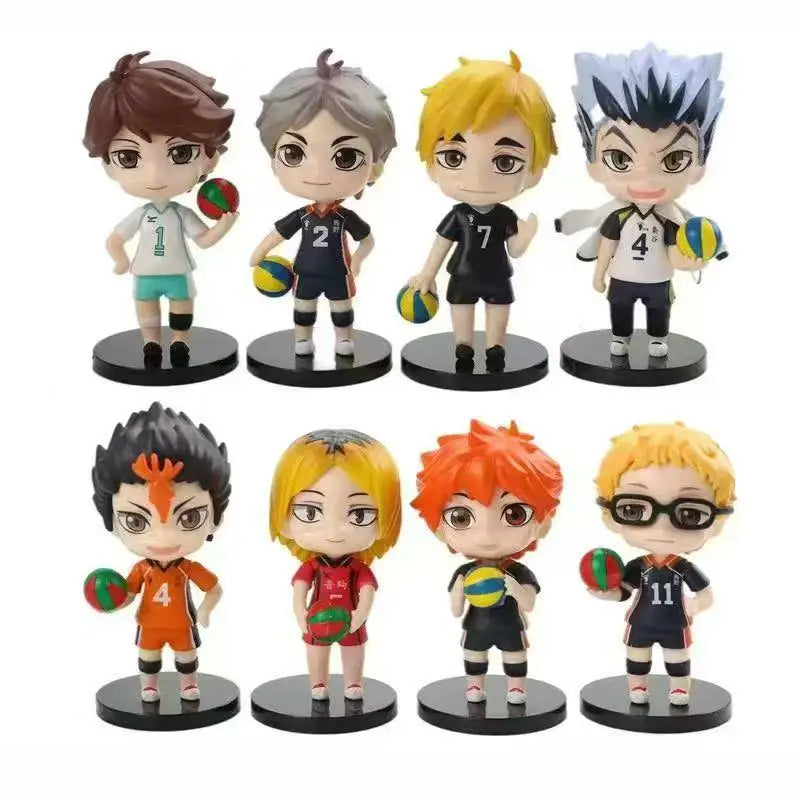 Haikyu!! 8-Piece Chibi Figure Set