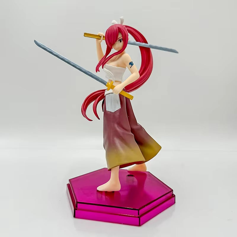 Fairy Tail Erza Scarlet Clear Heart Clothing Figure