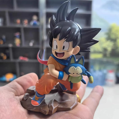 Dragon Ball Kid Goku with Puar Chibi Figure