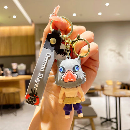 Demon Slayer Core Four Chibi 3D Keychain