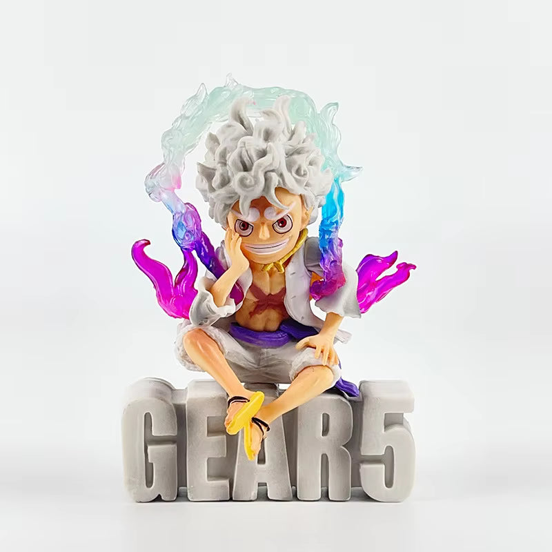 One Piece Monkey D. Luffy Gear 5 Letter Base Figure