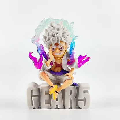 One Piece Monkey D. Luffy Gear 5 Letter Base Figure