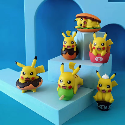 Pokémon Pikachu Dessert & Food 6-Piece Mini Figure Set