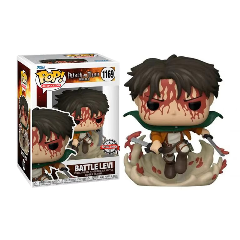 Attack on Titan Battle Levi Funko Pop Vinyl Figure #1169