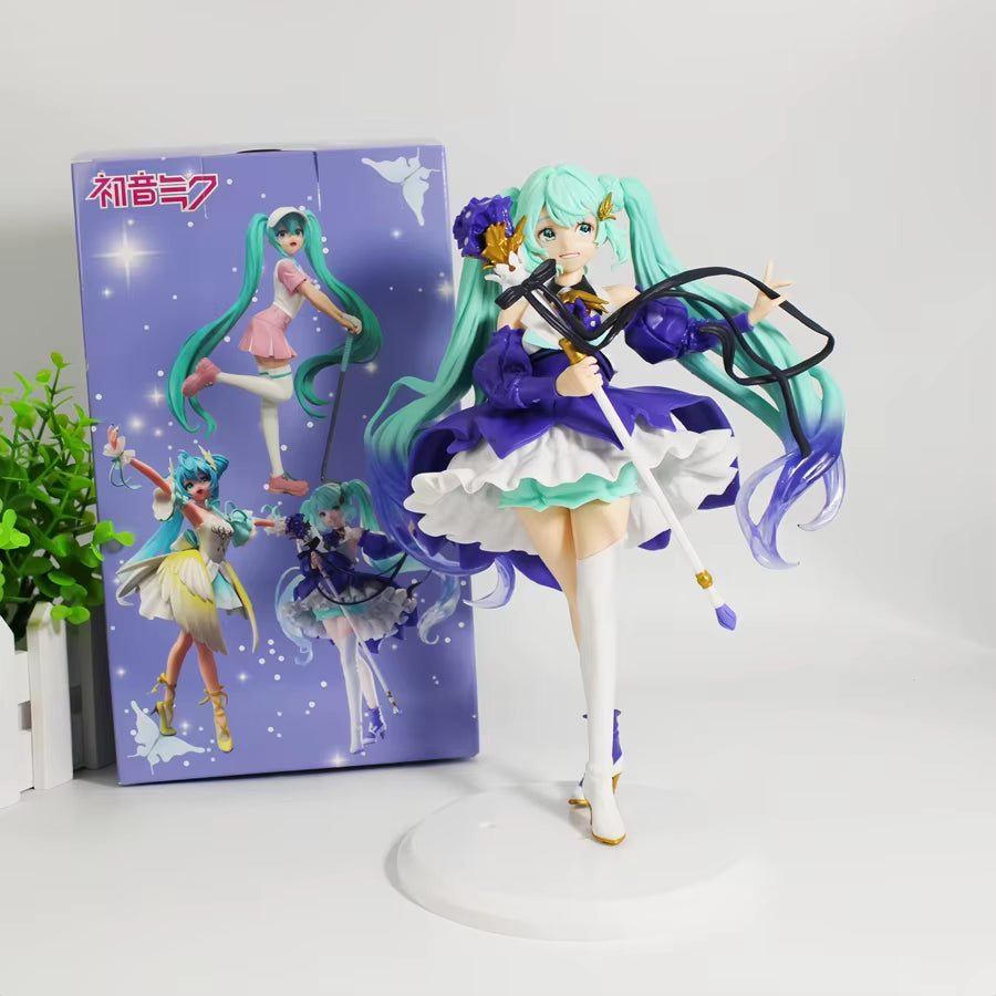 Vocaloid Hatsune Miku Flower Staff Dress Figure