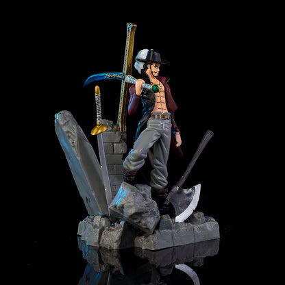 One Piece Dracule Mihawk Rocks Base Figure