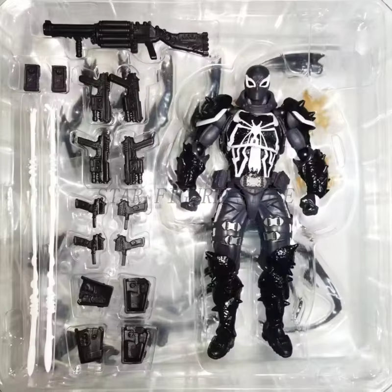 Marvel Agent Venom Articulated Action Figure with Accessories