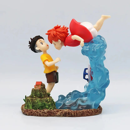 Studio Ghibli Ponyo & Sosuke (Ocean Leap) Action Figure