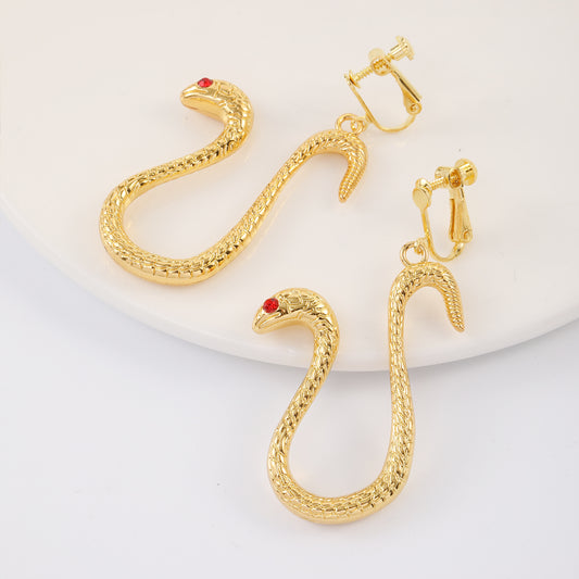 One Piece Boa Hancock Salome Clip-On Earrings