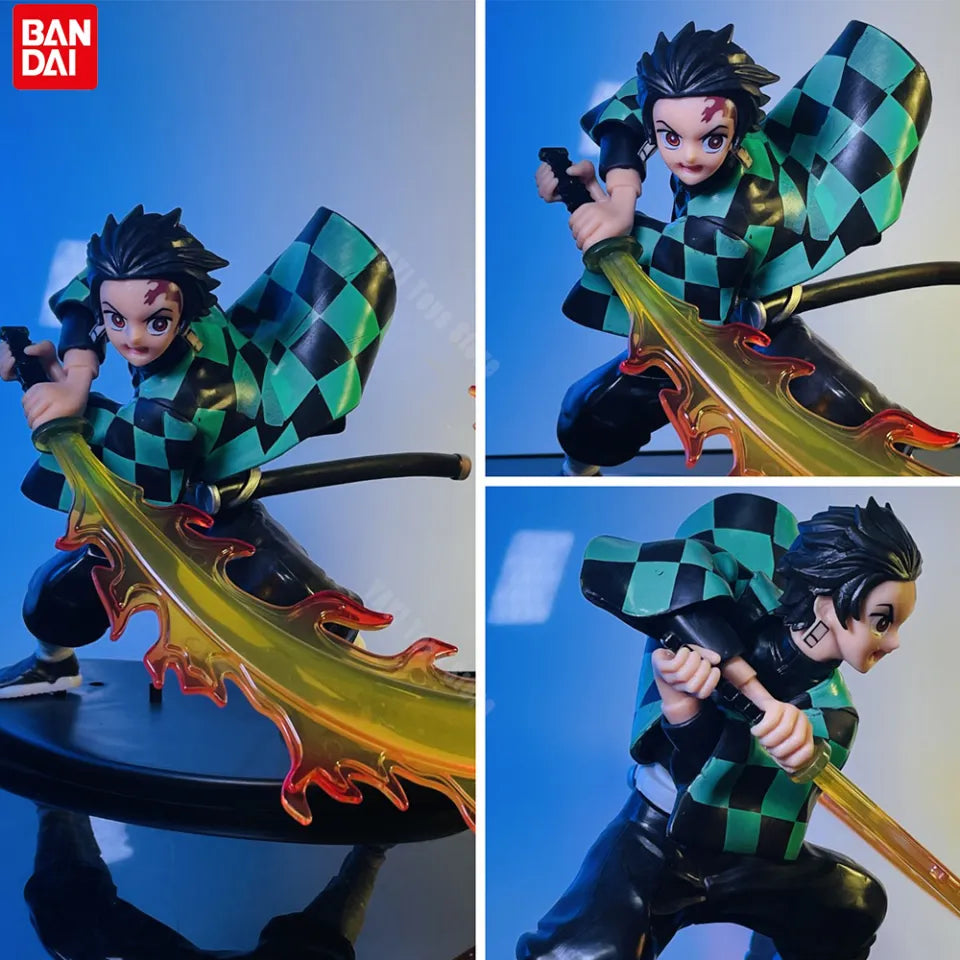 Demon Slayer Tanjiro Kamado Hinokami Kagura Flame Slash Collectible Figure