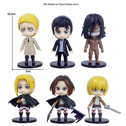 Attack on Titan Chibi Mini Figures Set