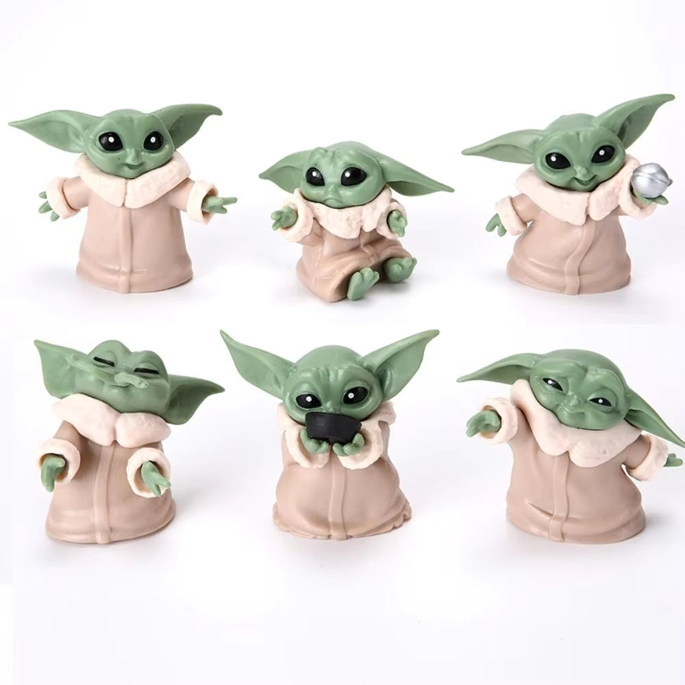 Star Wars Grogu Baby Yoda Mini Figures Set