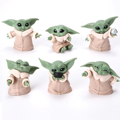 Star Wars Grogu Baby Yoda Mini Figures Set