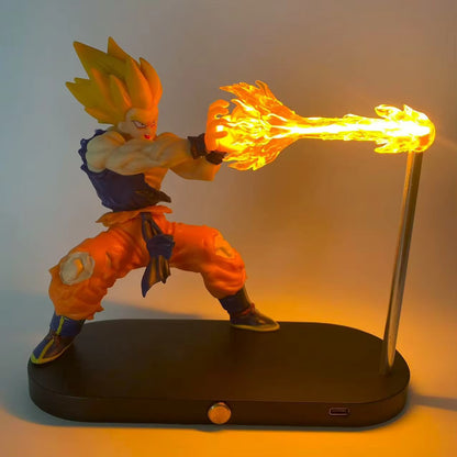 Dragon Ball Z Super Saiyan Goku Kamehameha LED Night Light Figure