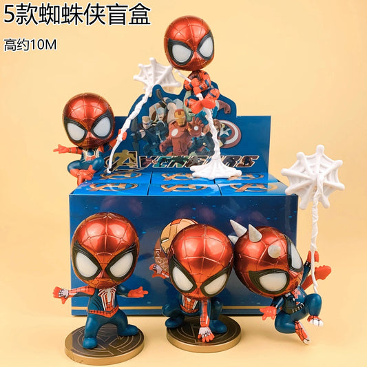 Marvel Spider-Man Chibi Web-Slinging Mini Figure Set