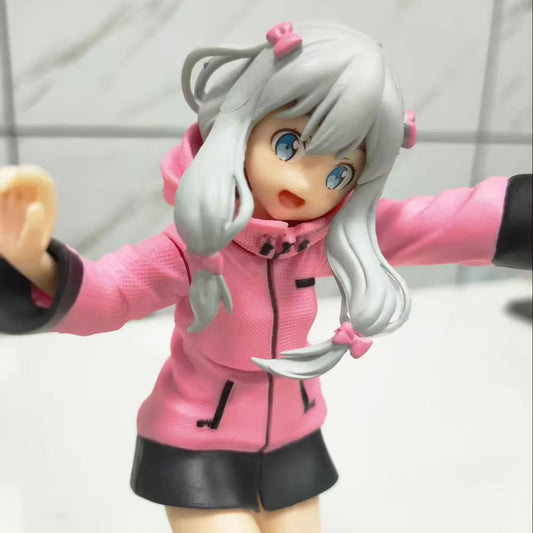 Eromanga Sensei Sagiri Izumi Pink Hoodie Figure