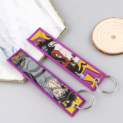 JoJo's Bizarre Adventure Jotaro Kujo Embroidered Keychain