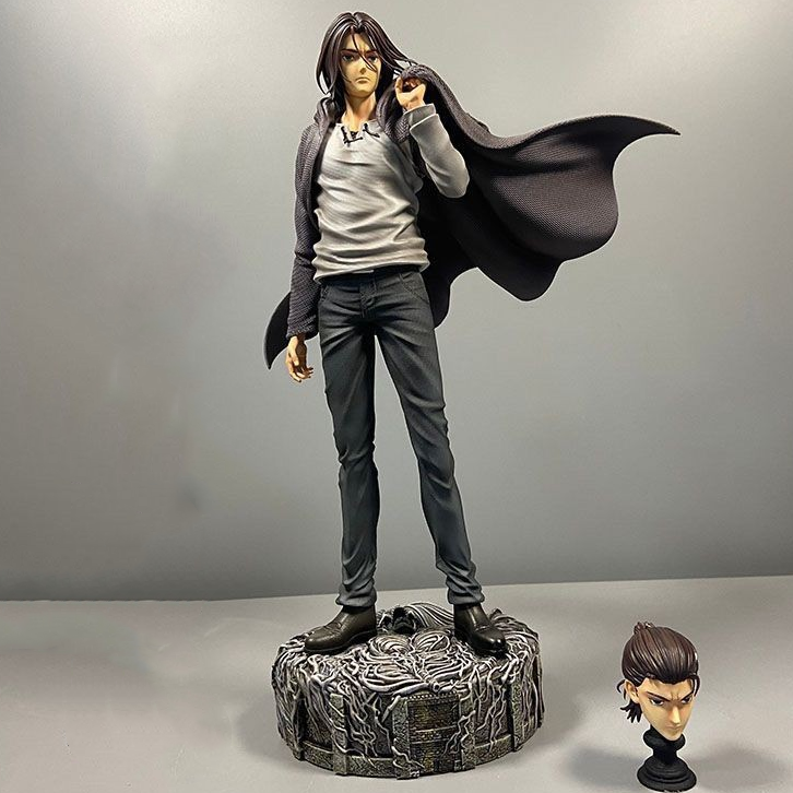 Attack on Titan Eren Yeager Trench Coat Figure