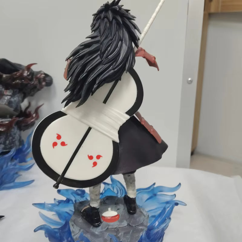 Naruto Madara Uchiha Gunbai Chakra Base Figure