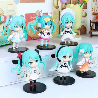 Vocaloid Hatsune Miku 6-Piece Chibi Figure Set