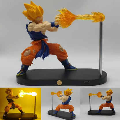 Dragon Ball Z Super Saiyan Goku Kamehameha LED Night Light Figure