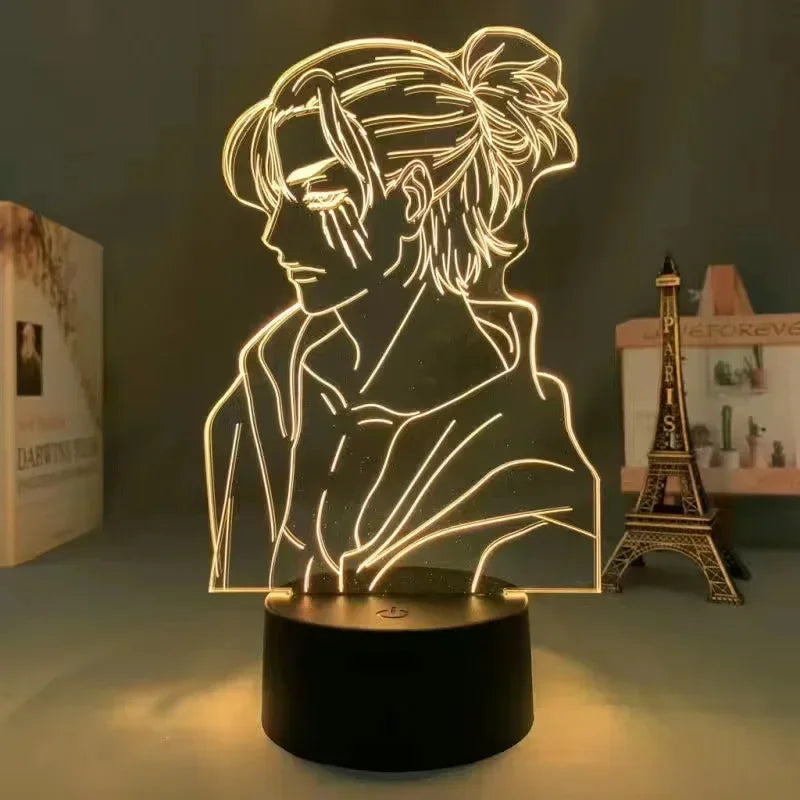 Attack on Titan Eren Yeager LED Neon Sign Lamp