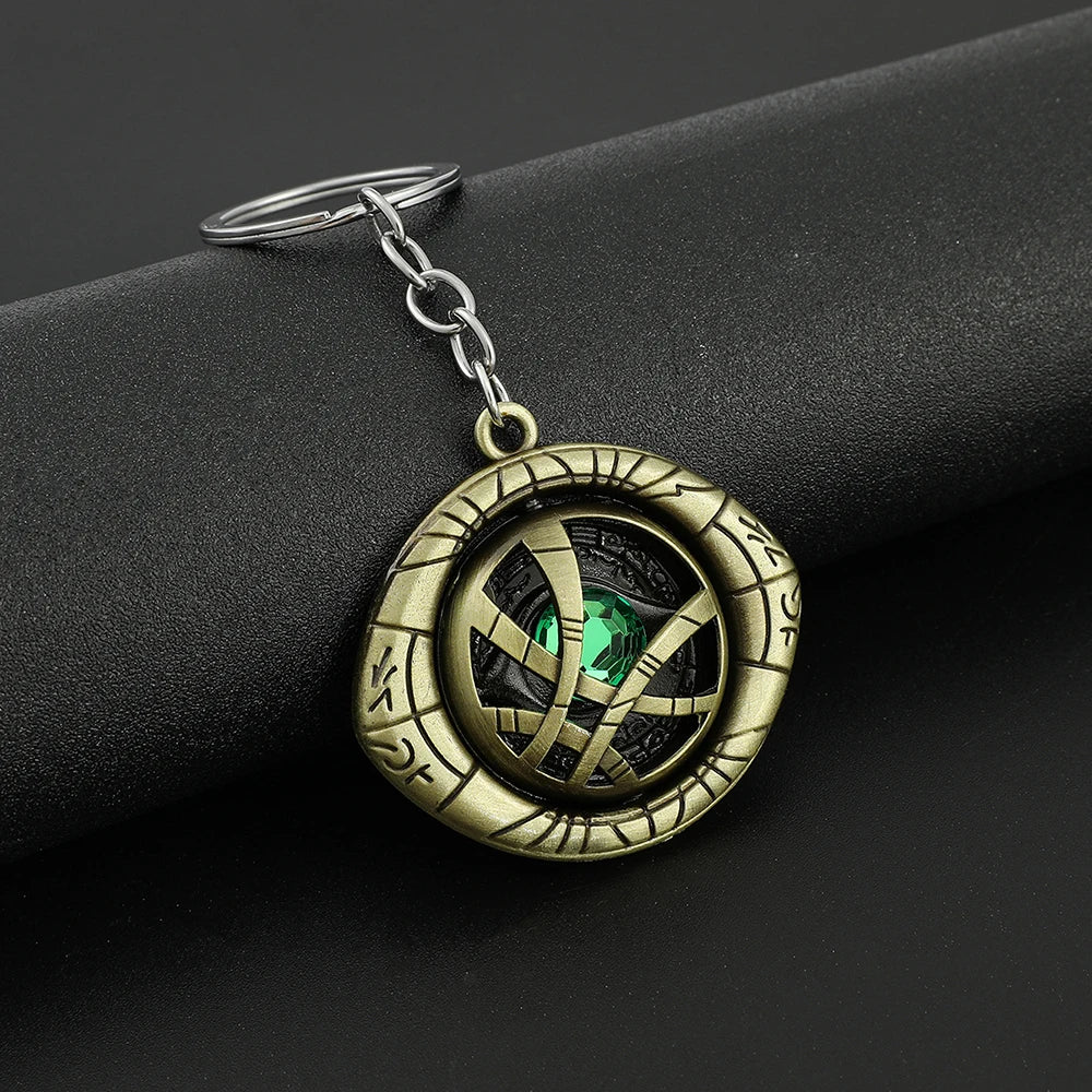 Marvel Doctor Strange Eye of Agamotto Relic Rotating Keychain
