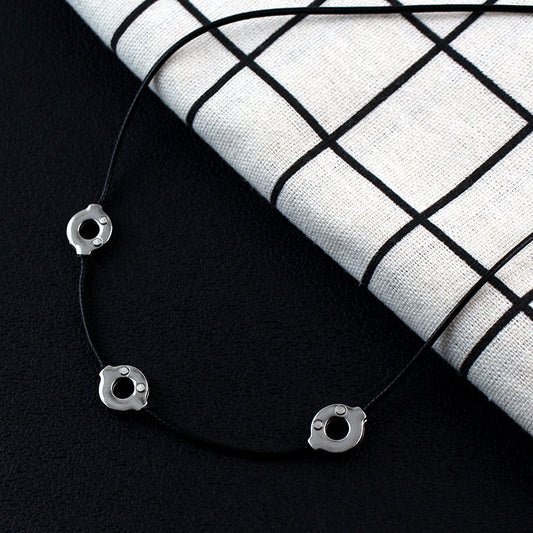 Naruto Itachi Uchiha Triple Ring Necklace