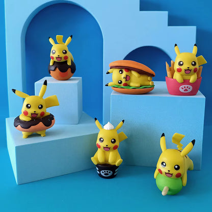 Pokémon Pikachu Dessert & Food 6-Piece Mini Figure Set