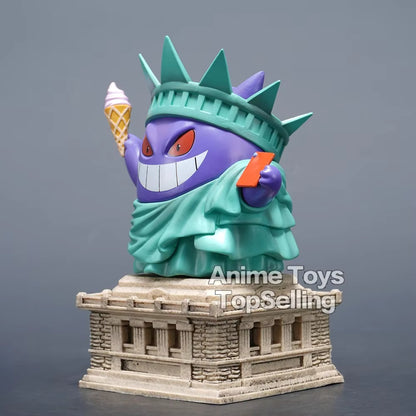 Pokémon Gengar Statue of Liberty Cosplay Figure