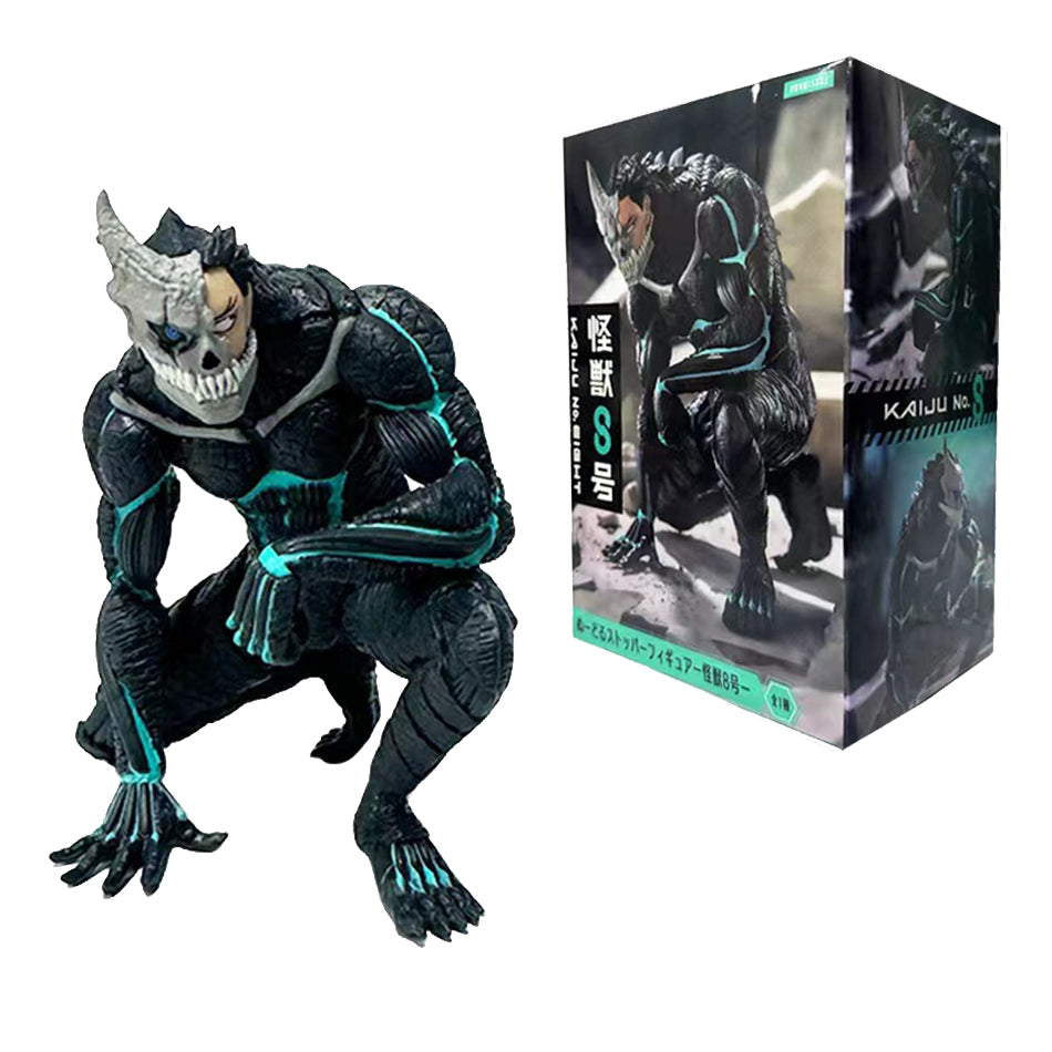Kaiju No. 8 Kafka Hibino Half-Transformed Crouching Figure
